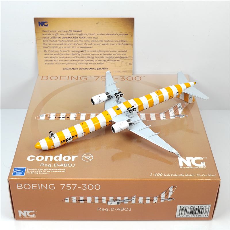 Condor Airlines Boeing B757-300 D-ABOJ Airplane Model (1:400 Scale)