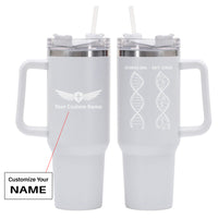 Thumbnail for Aviation DNA Designed 40oz Stainless Steel Car Mug With Holder