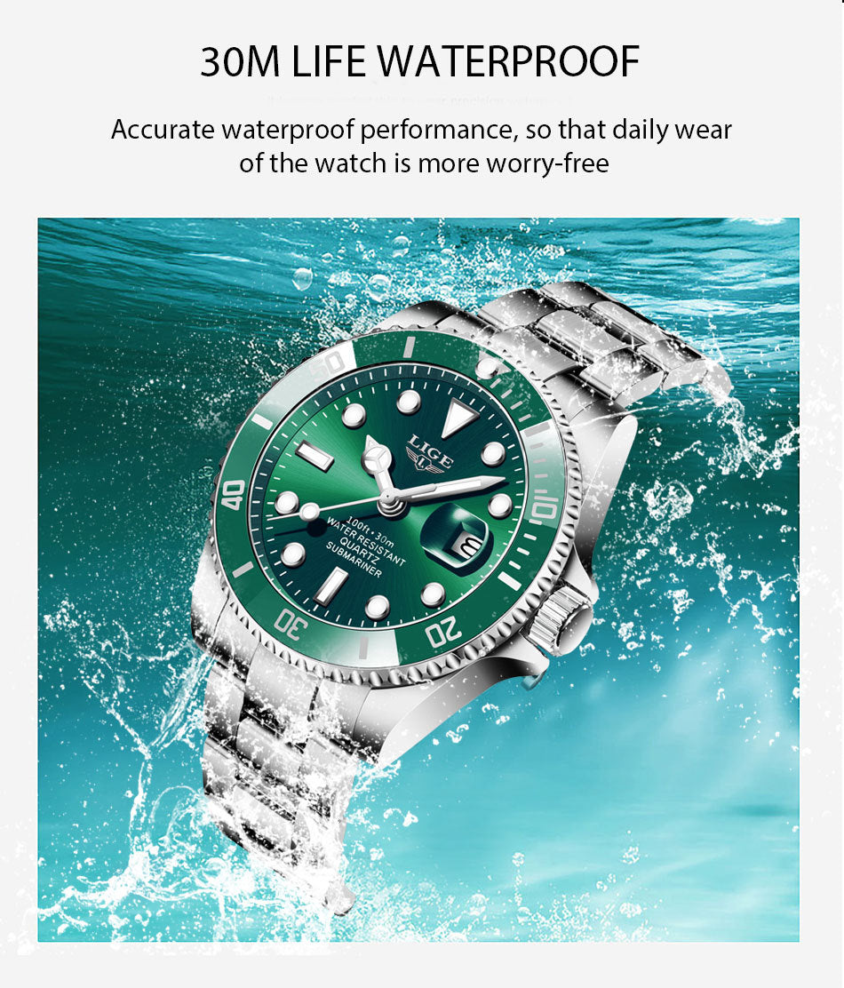 Top Brand Luxury Fashion Diver Watch