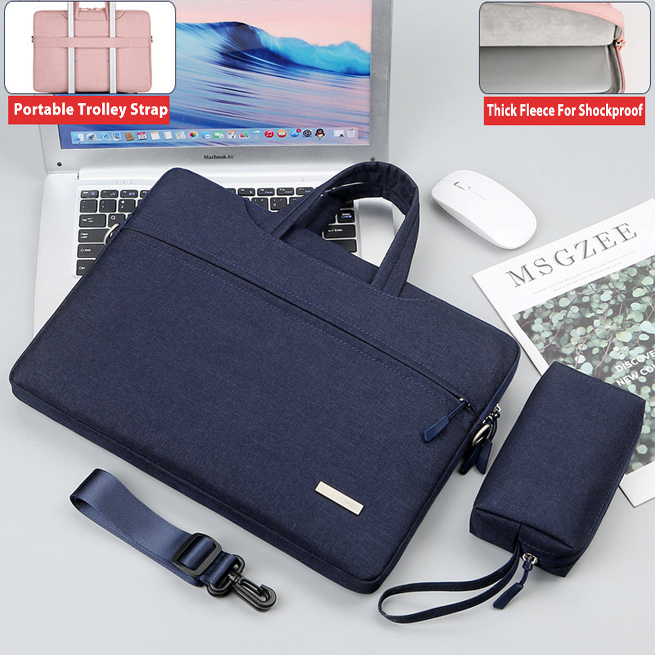 Simple Laptop Bag with Carrying Handle