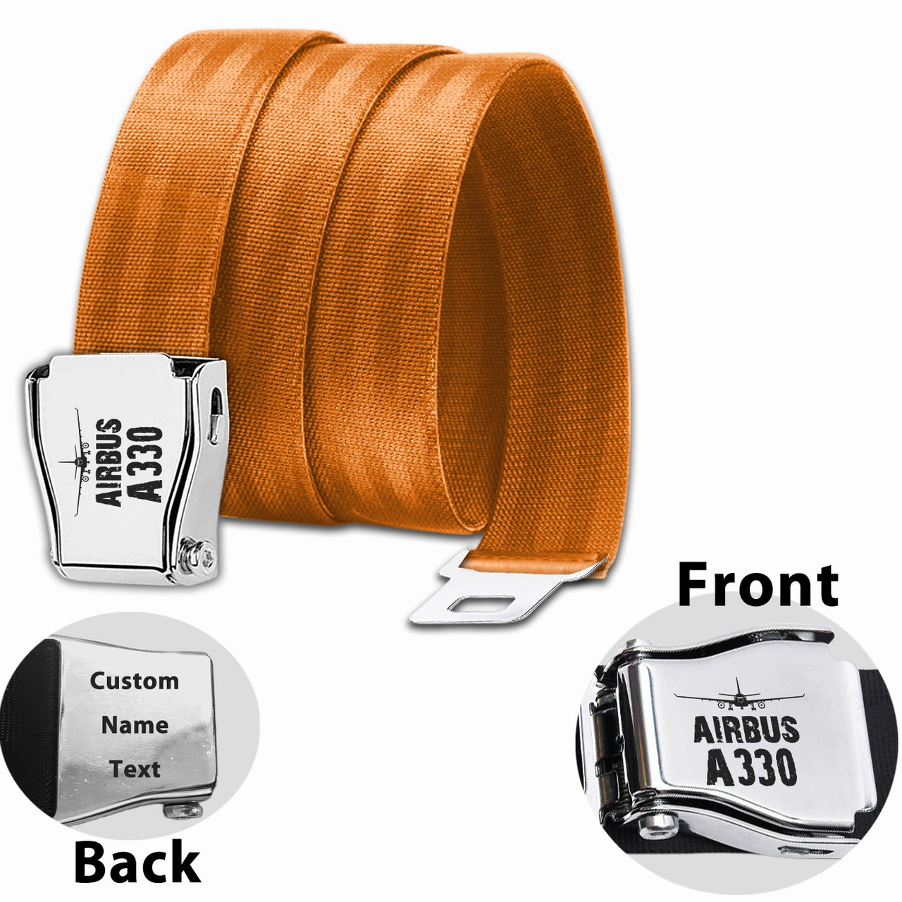 Airbus A321 & Plane Designed Fashion Airplane Seat Belts