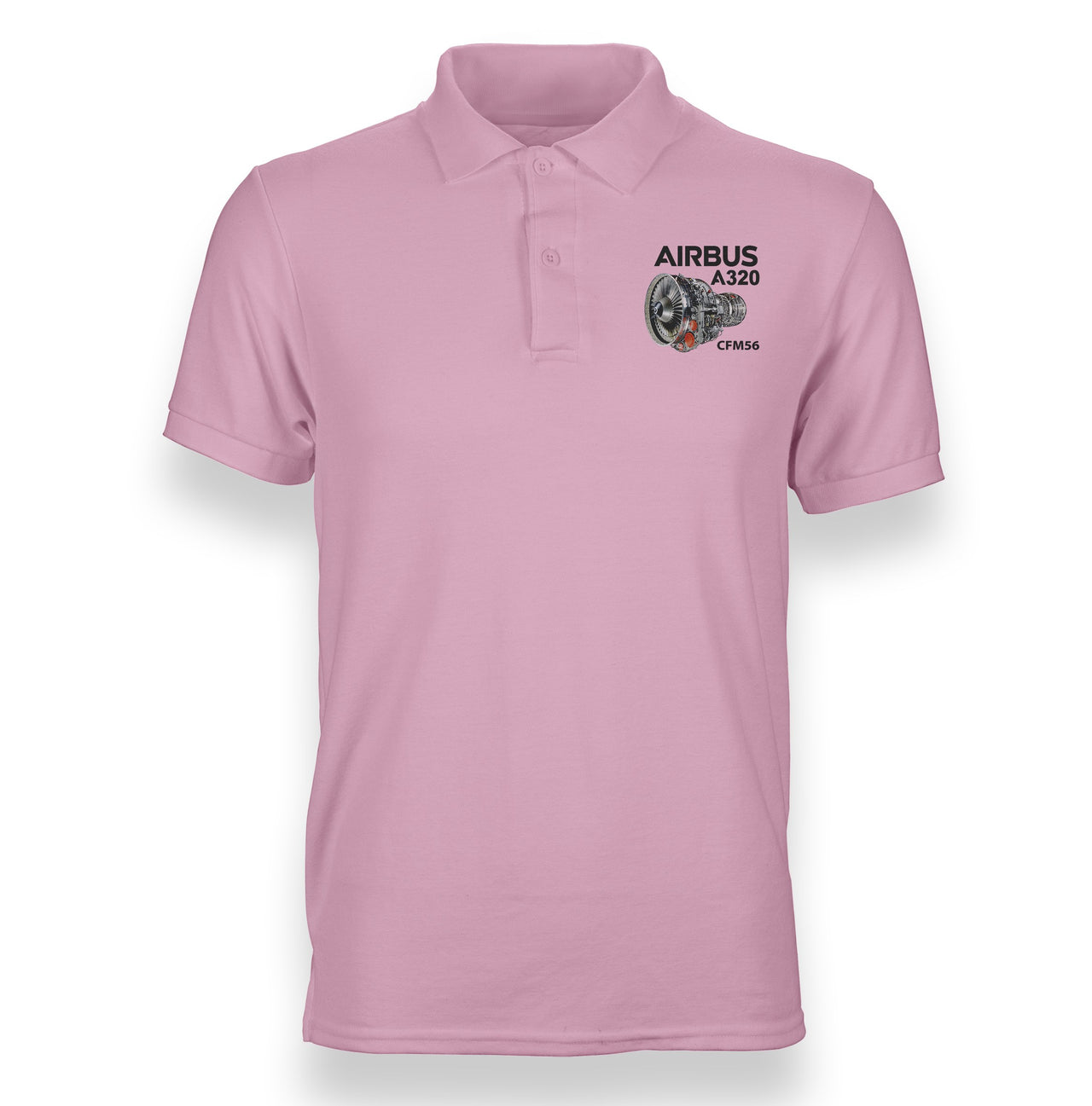 Airbus A320 & CFM56 Engine Designed "WOMEN" Polo T-Shirts