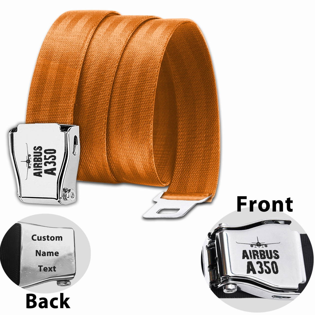 Airbus A350 & Plane Designed Fashion Airplane Seat Belts