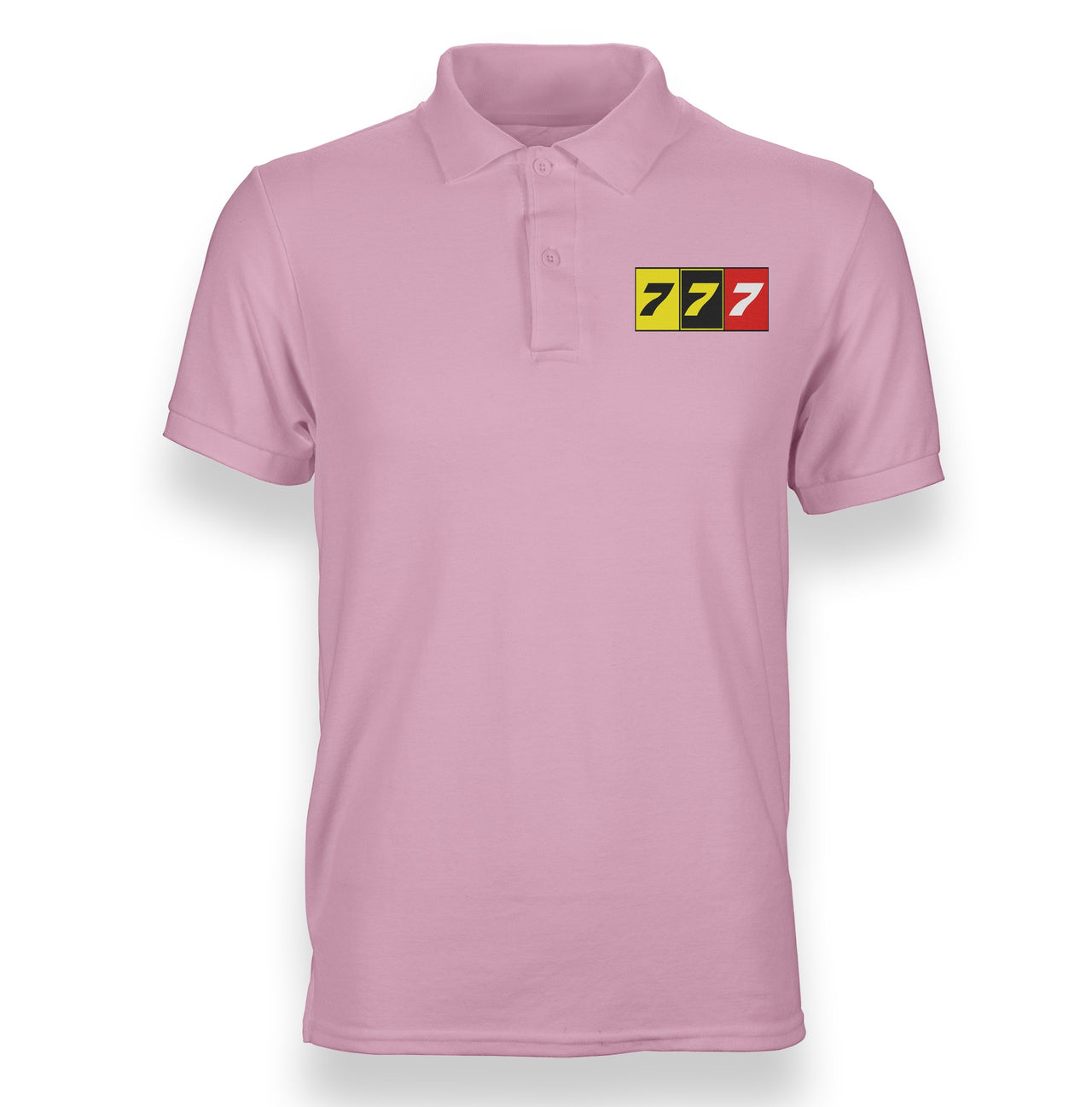 Flat Colourful 777 Designed "WOMEN" Polo T-Shirts