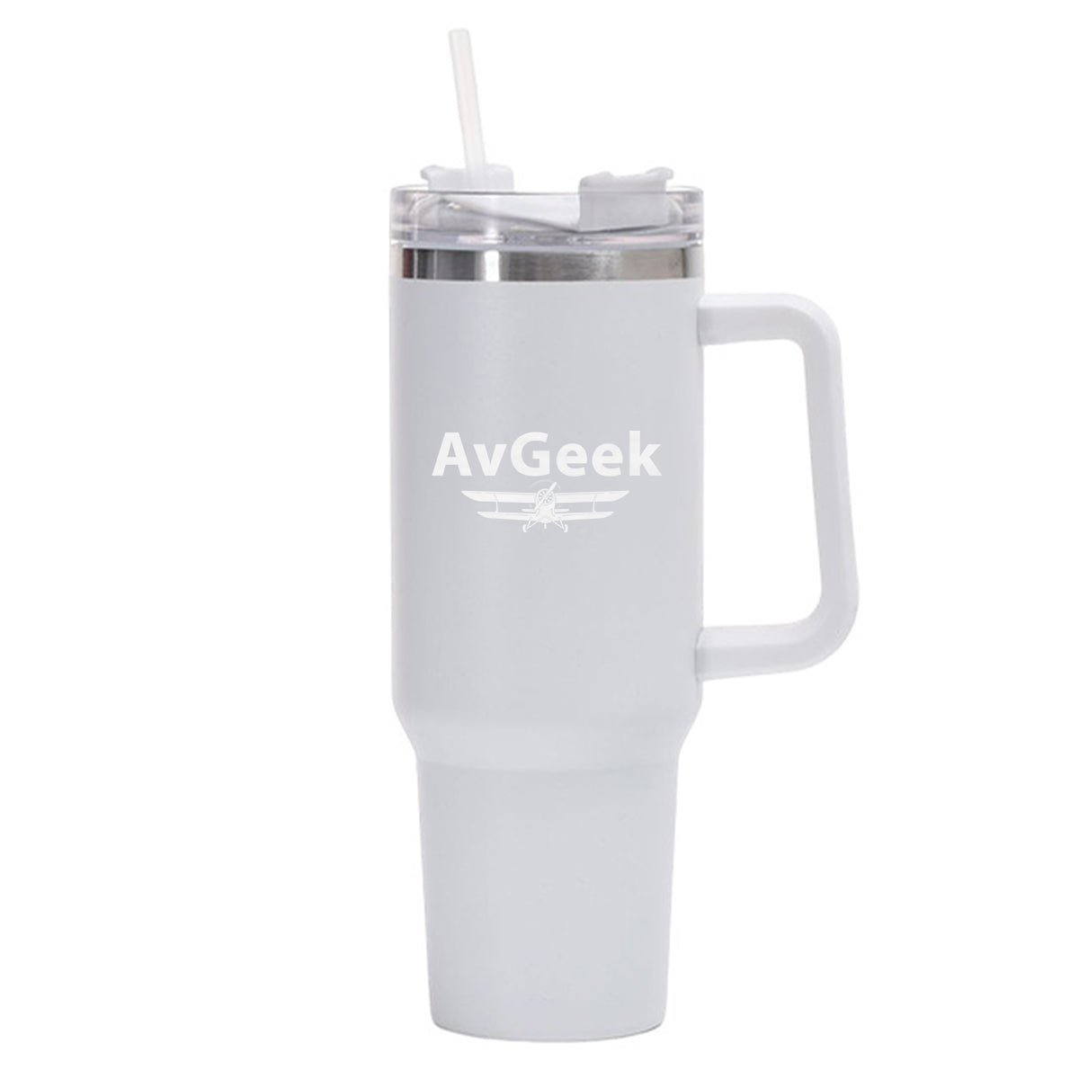Avgeek Designed 40oz Stainless Steel Car Mug With Holder