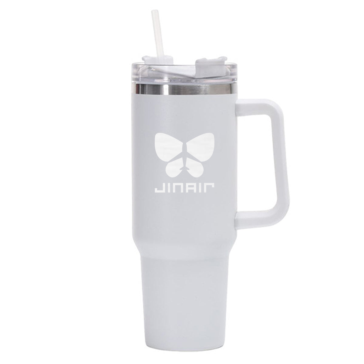 Jin Air Airlines 40oz Stainless Steel Car Mug With Holder