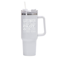 Thumbnail for Airline Pilot Label Designed 40oz Stainless Steel Car Mug With Holder