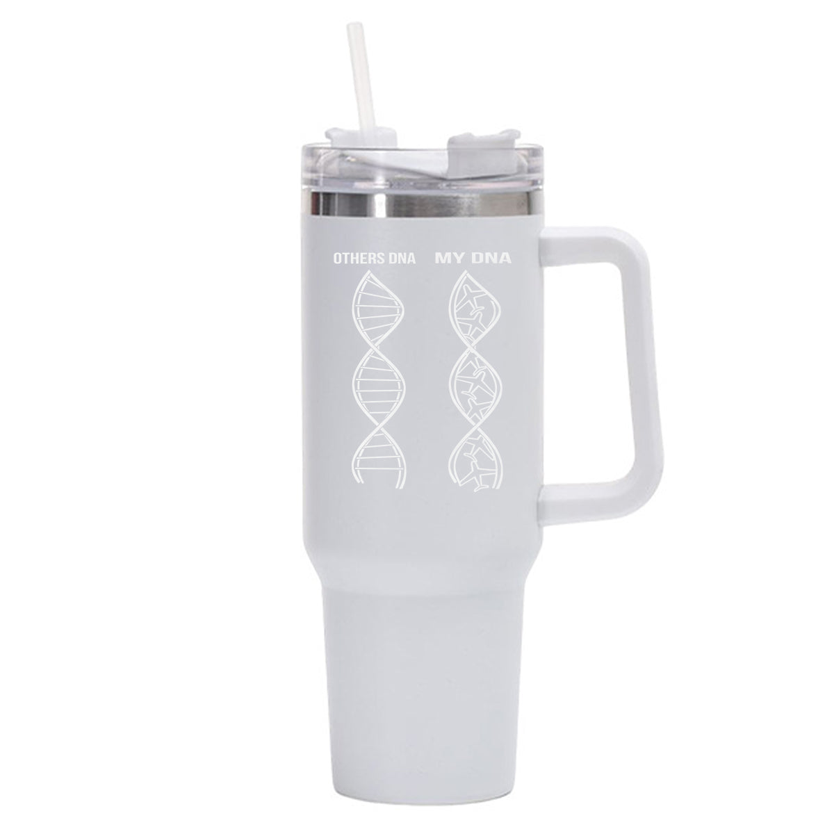 Aviation DNA Designed 40oz Stainless Steel Car Mug With Holder