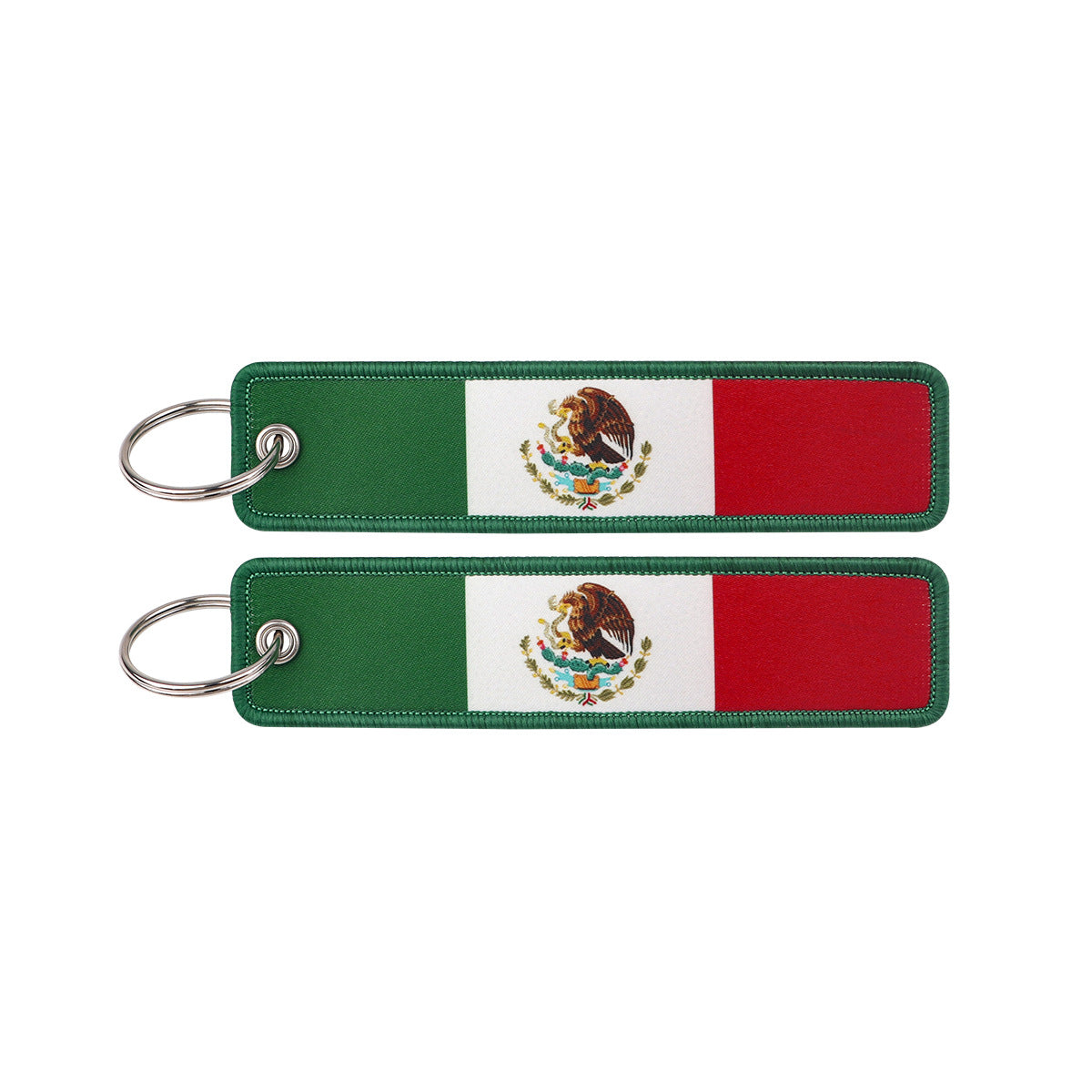 Mexico Flag Designed Key Chains