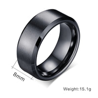 Thumbnail for Your Custom Design Text Design  Men's Pure Tungsten Gold Ring