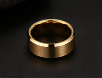 Thumbnail for Your Custom Design Text Design  Men's Pure Tungsten Gold Ring