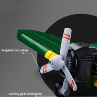 Thumbnail for Military WW2 Planes Soviet Union P51D Sets Model Building Blocks Toys