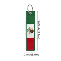 Thumbnail for Mexico Flag Designed Key Chains