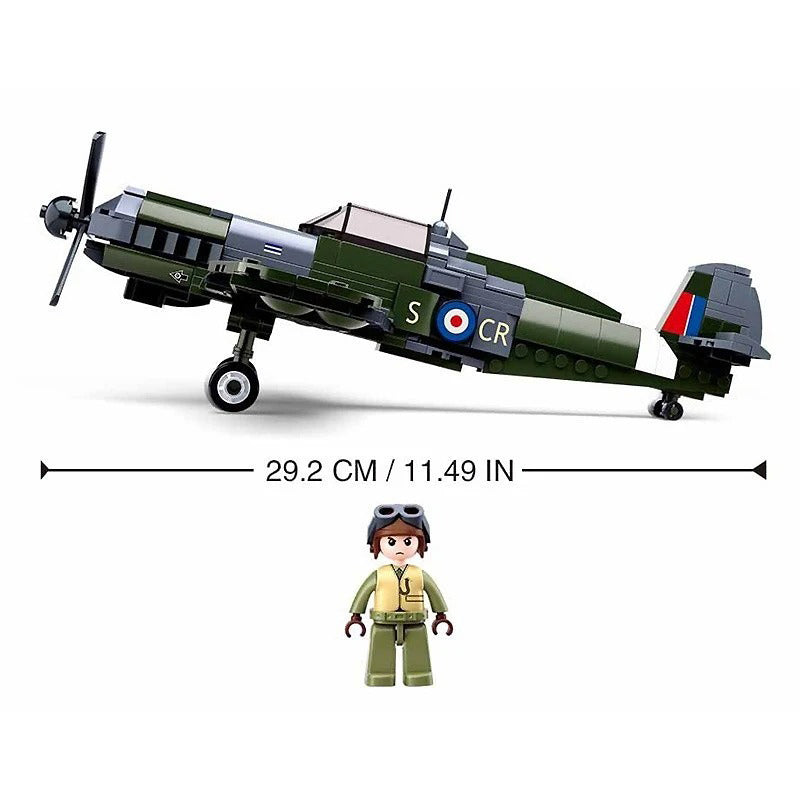 WW2 Military Plane Sets Model Building Blocks Toys