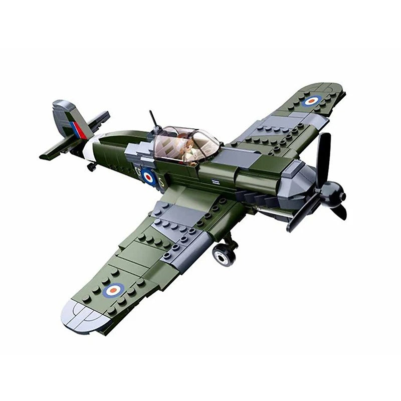 WW2 Military Plane Sets Model Building Blocks Toys