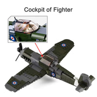 Thumbnail for WW2 Military Plane Sets Model Building Blocks Toys