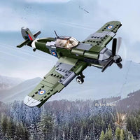 Thumbnail for WW2 Military Plane Sets Model Building Blocks Toys