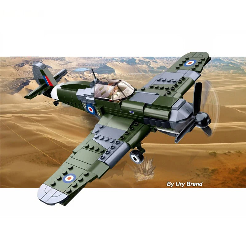 WW2 Military Plane Sets Model Building Blocks Toys