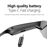 Thumbnail for Outdoor Cycling Essential: YJ006 Bluetooth Glasses - Windproof Sunglasses with Audio Call Function