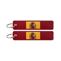 Thumbnail for Spain Flag Designed Key Chains
