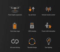 Thumbnail for XK913 3.5CH RC Helicopter Light, Fall-Resistant - view 15