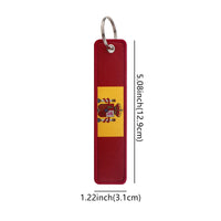 Thumbnail for Spain Flag Designed Key Chains
