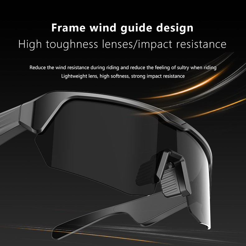 Outdoor Cycling Essential: YJ006 Bluetooth Glasses - Windproof Sunglasses with Audio Call Function