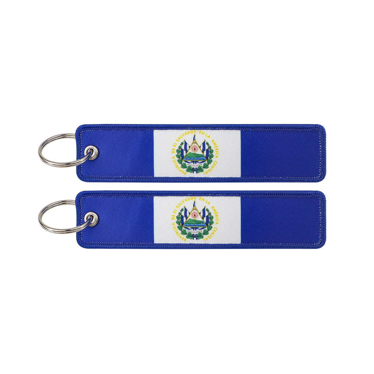 El Salvador Flag Designed Key Chains