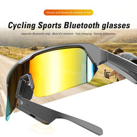 Thumbnail for Outdoor Cycling Essential: YJ006 Bluetooth Glasses - Windproof Sunglasses with Audio Call Function
