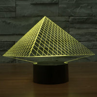 Thumbnail for 3D Pyramid Designed Night Lamp