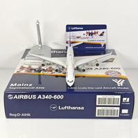 Thumbnail for Lufthansa Germany Airbus A340-600 Airplane Model 1/400 Scale