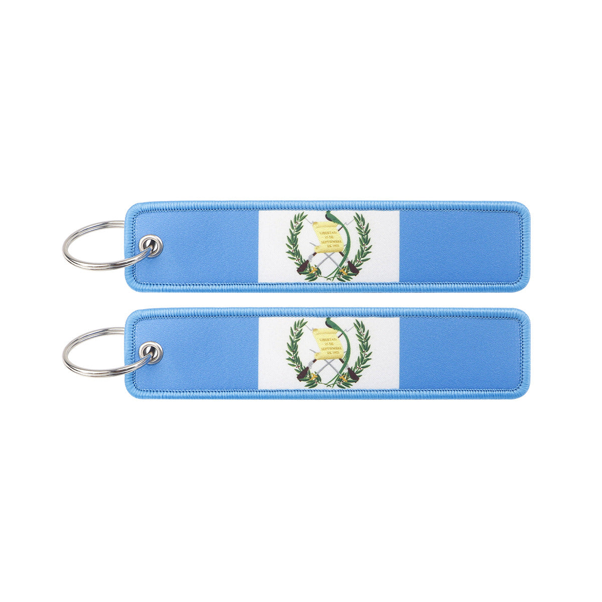 Guatemala Flag Designed Key Chains