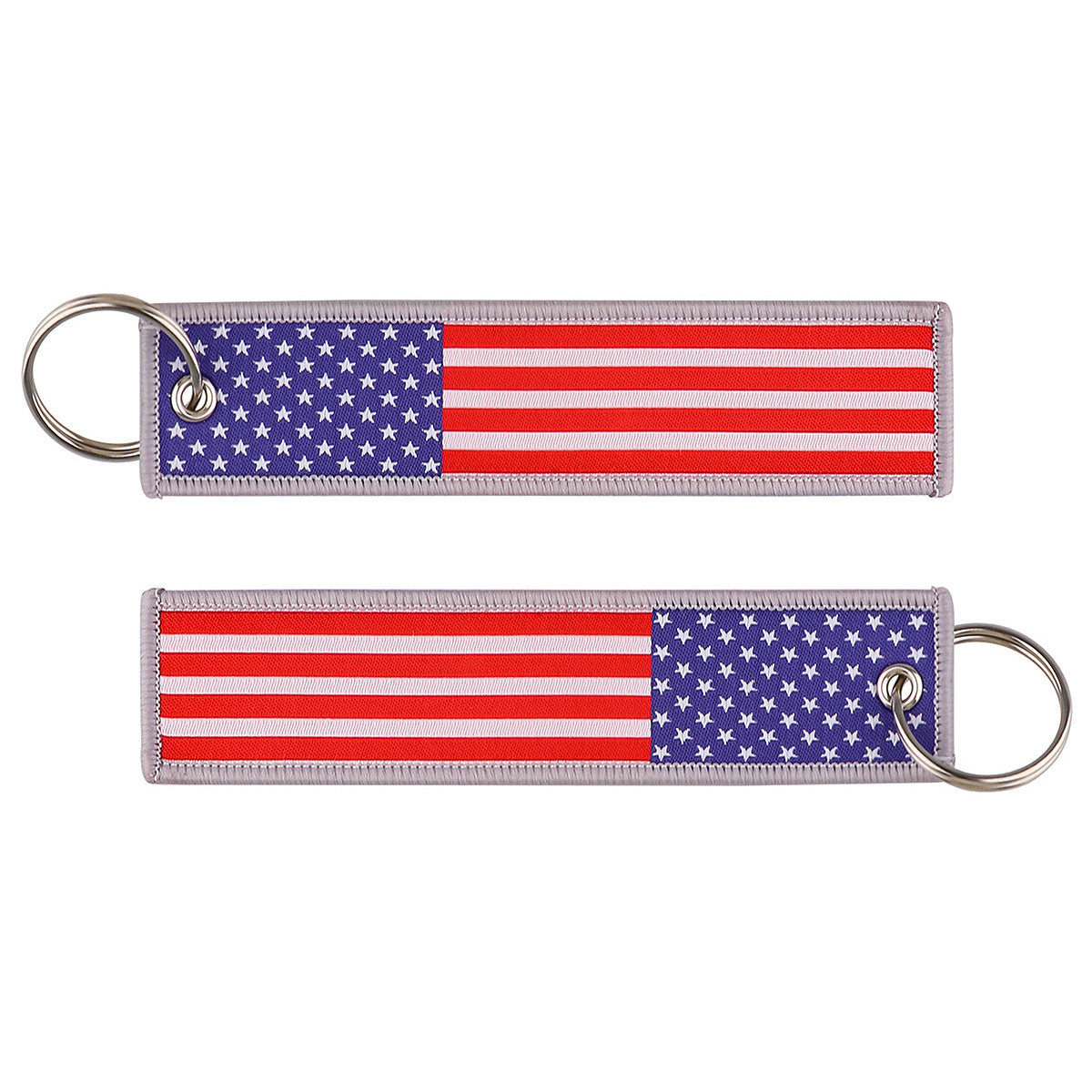 United States Flag Designed Key Chains