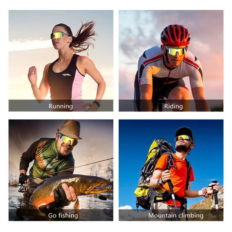 Outdoor Cycling Essential: YJ006 Bluetooth Glasses - Windproof Sunglasses with Audio Call Function