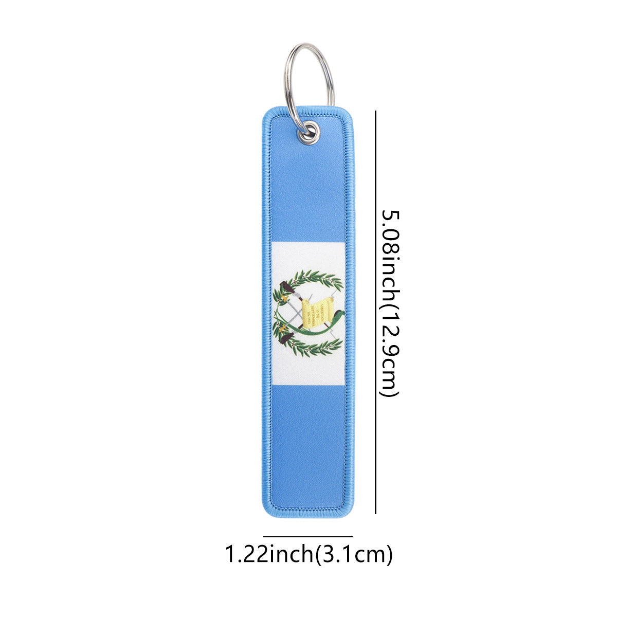 Guatemala Flag Designed Key Chains