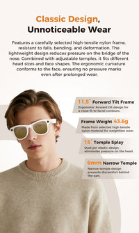 Thumbnail for Smart Camera Glasses M02Ultra: AI-Powered, WiFi, Navigation & Convenient Charging Case