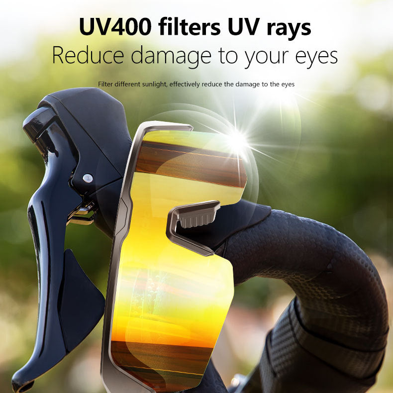 Outdoor Cycling Essential: YJ006 Bluetooth Glasses - Windproof Sunglasses with Audio Call Function