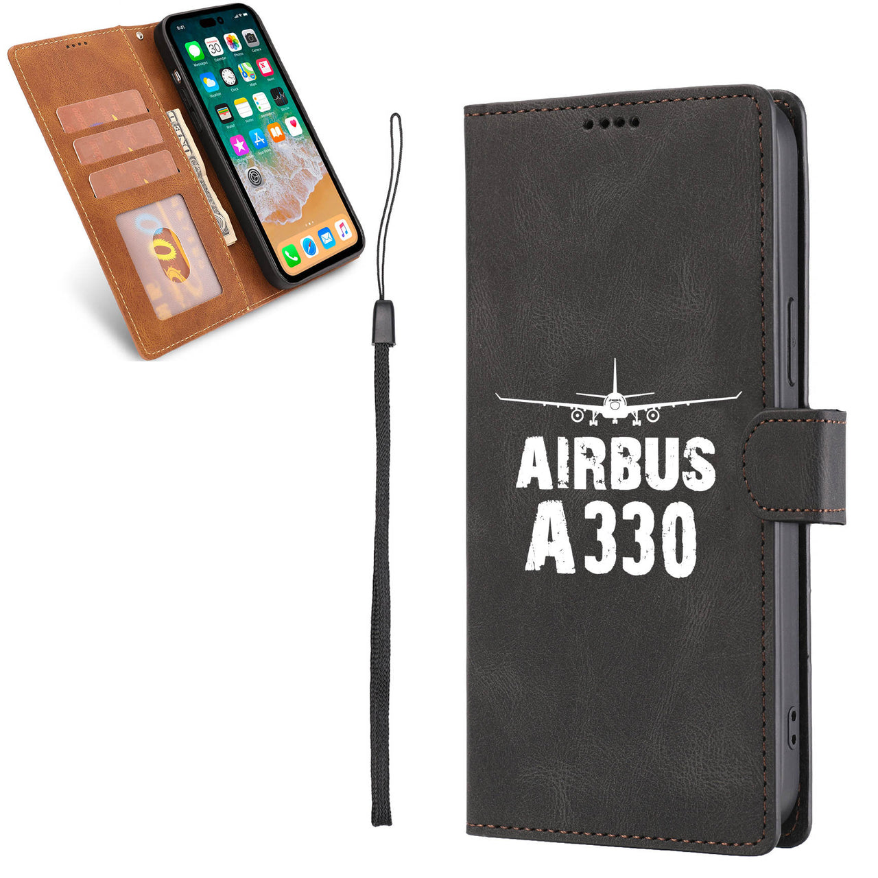 Airbus A330 & Plane Leather Samsung A Cases
