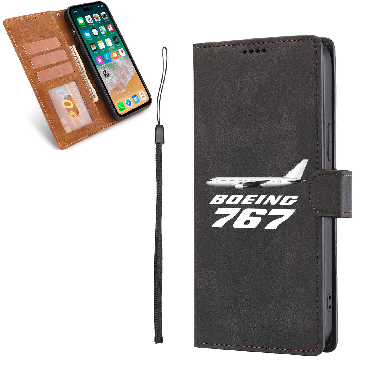 The Boeing 767 Designed Leather Samsung S & Note Cases