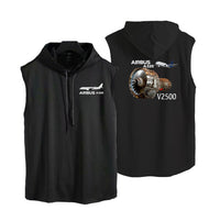 Thumbnail for Airbus A320 & V2500 Engine Designed Hooded Tank Tops