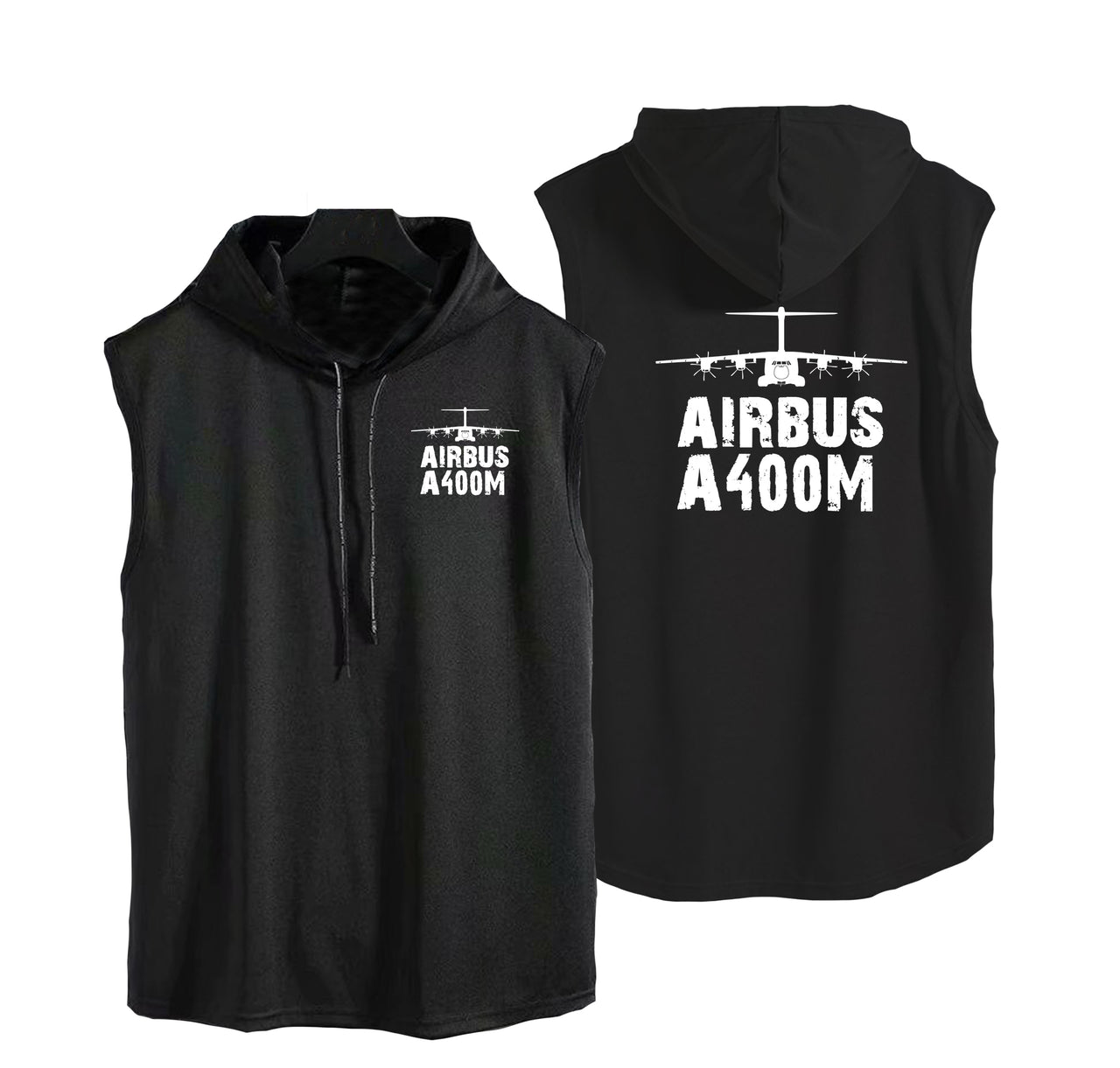 Airbus A400M & Plane Designed Hooded Tank Tops
