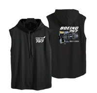 Thumbnail for Boeing 757 & Rolls Royce Engine (RB211) Designed Hooded Tank Tops