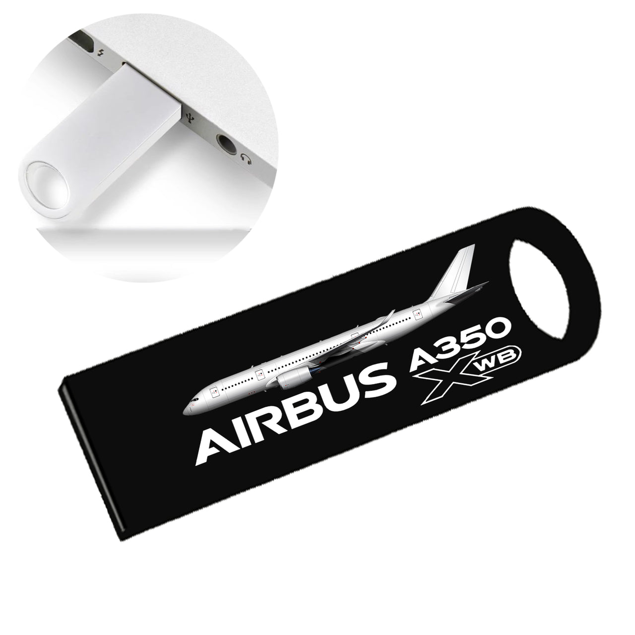 The Airbus A350 WXB Designed Waterproof USB Devices