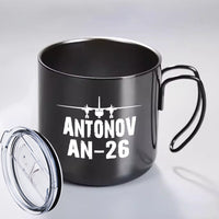 Thumbnail for Antonov AN-26 & Plane Designed Stainless Steel Portable Mugs