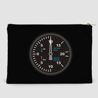 Thumbnail for Airplane Instruments (Vertical Speed) Designed Zipper Pouch