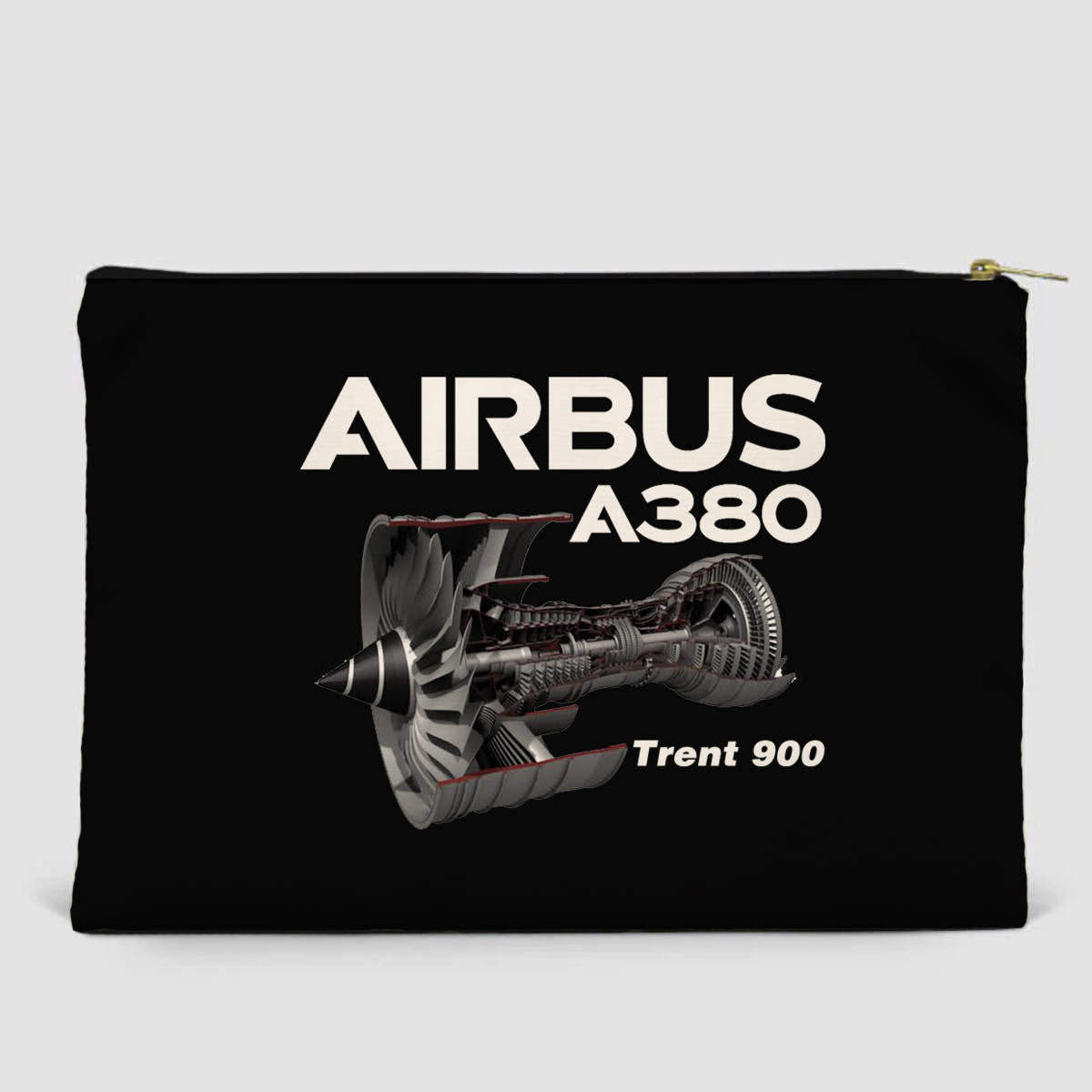 Airbus A380 & Trent 900 Engine Designed Zipper Pouch