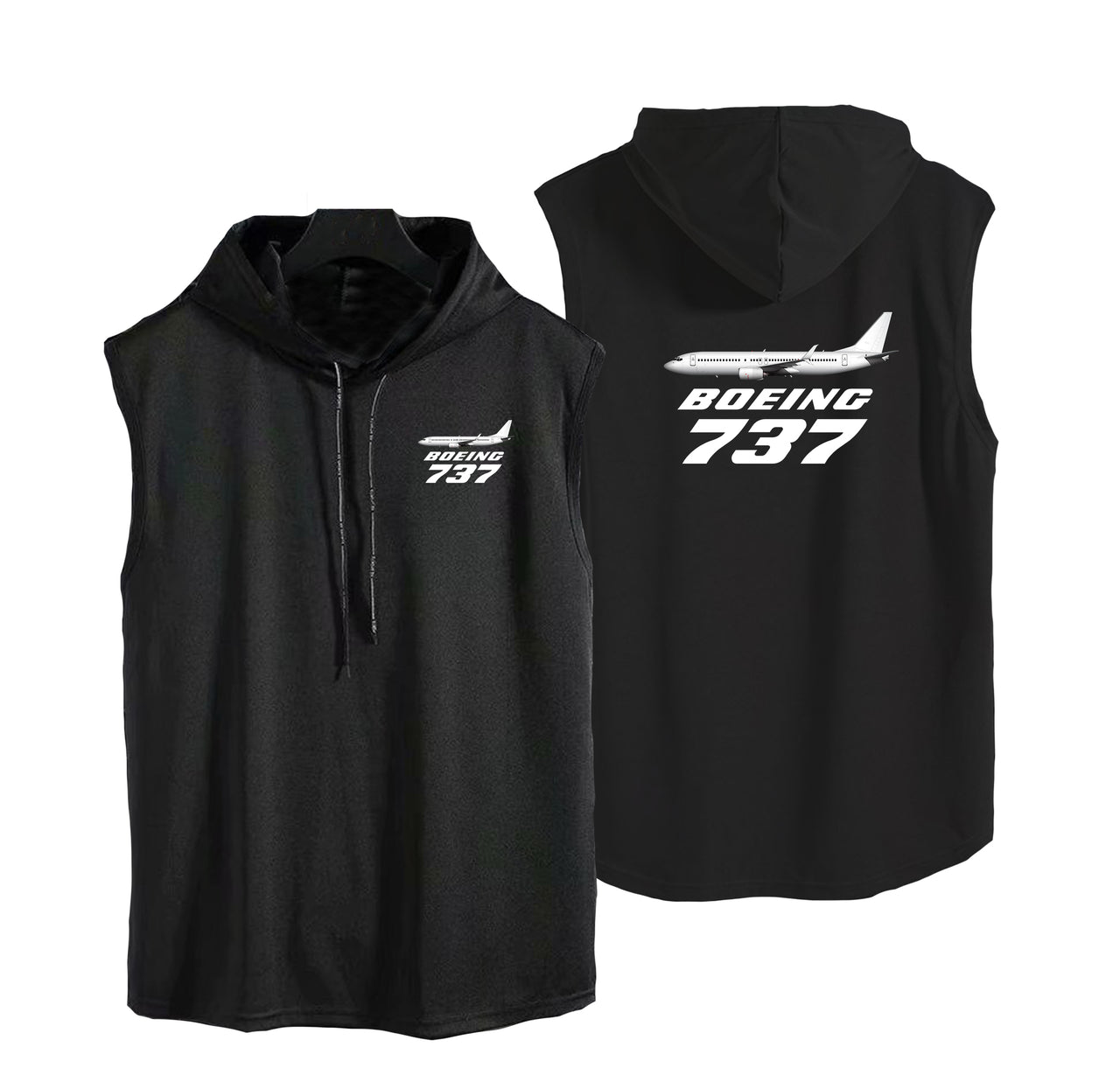 The Boeing 737 Designed Hooded Tank Tops