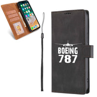 Thumbnail for Boeing 787 & Plane Designed Leather Samsung S & Note Cases