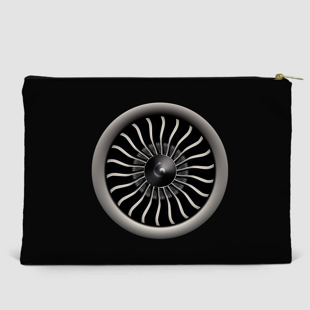 Super Cool Jet Engine Designed Zipper Pouch