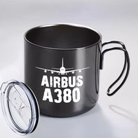 Thumbnail for Airbus A380 & Plane Designed Stainless Steel Portable Mugs